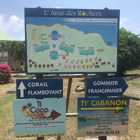 Studio Mojito vue mer av cuve eau et accès plage et piscine ANSE DES ROCHERS Saint-Francois  Extérieur photo