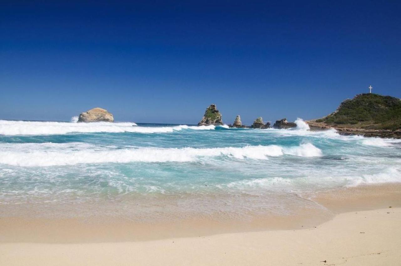 Studio Mojito vue mer av cuve eau et accès plage et piscine ANSE DES ROCHERS Saint-Francois  Extérieur photo