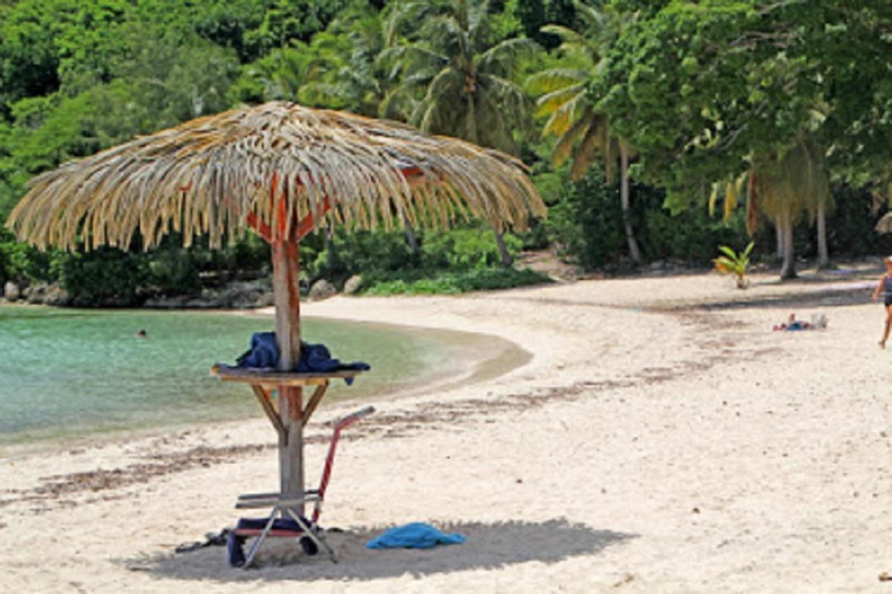 Studio Mojito vue mer av cuve eau et accès plage et piscine ANSE DES ROCHERS Saint-Francois  Extérieur photo