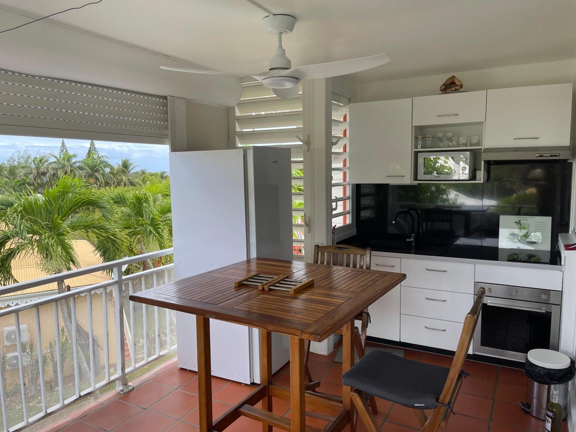 Studio Mojito vue mer av cuve eau et accès plage et piscine ANSE DES ROCHERS Saint-Francois  Extérieur photo